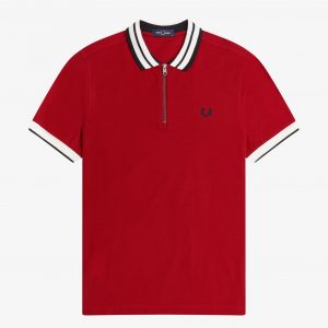 Fred Perry Zip Neck Polo