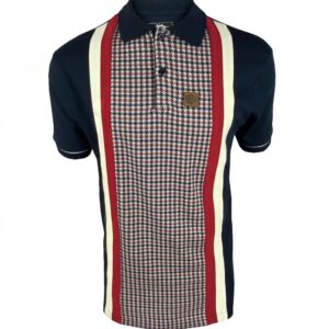 Houndstooth Taped Polo