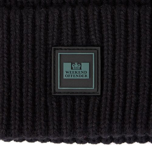 Rib Beanie Black