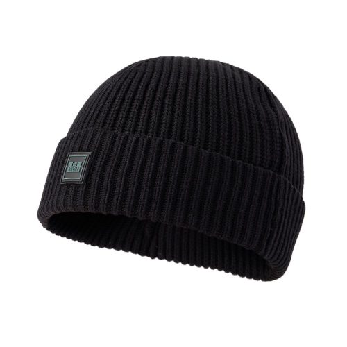 Rib Beanie Black